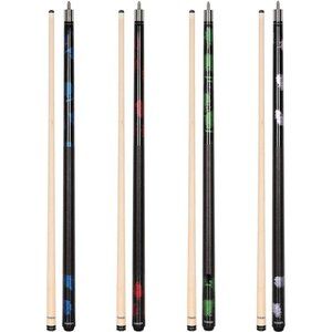 4 Pieces Pool Stick Cue Stick 58 inch 18 oz 19 oz 20 oz 21 oz Pool Cue Billiard